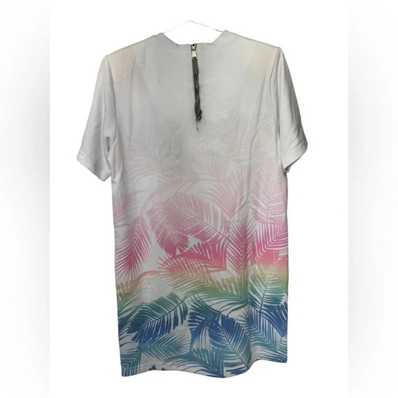 Le Superbe Unicorn Tshirt Dress Tropical Print Tie Dye Bohemian Revolve M - Picture 3 of 8